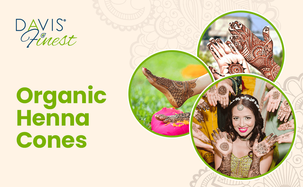Conos de henna 