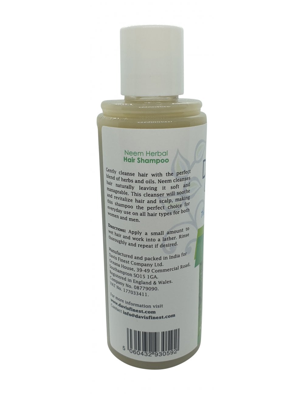 Neem Aloe Vera Reetha Herbal Shampoo davisfinest.com 3